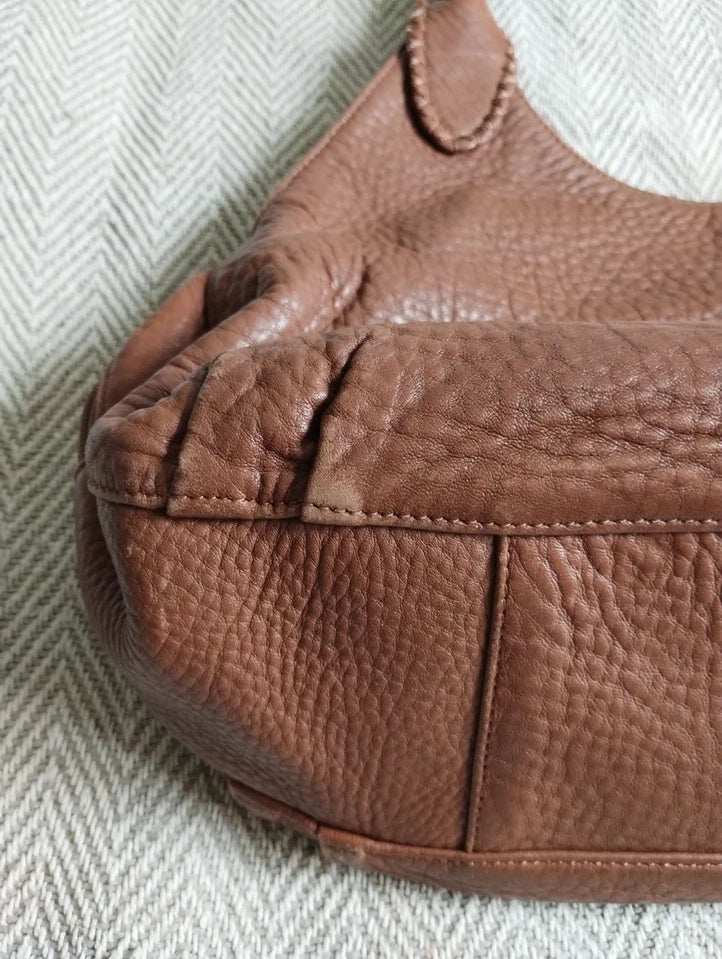 Radley Tan Brown Soft Leather Shoulder Bag Medium Sized