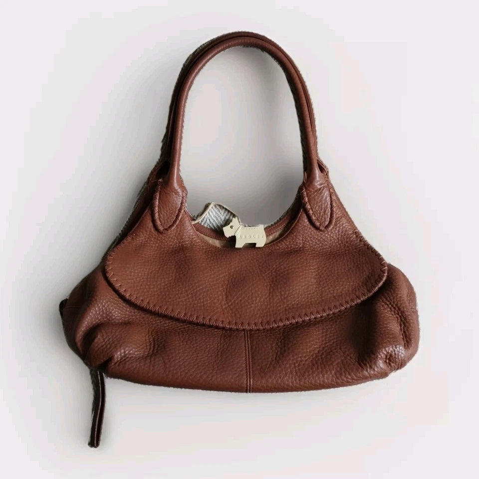 Radley Tan Brown Soft Leather Shoulder Bag Medium Sized
