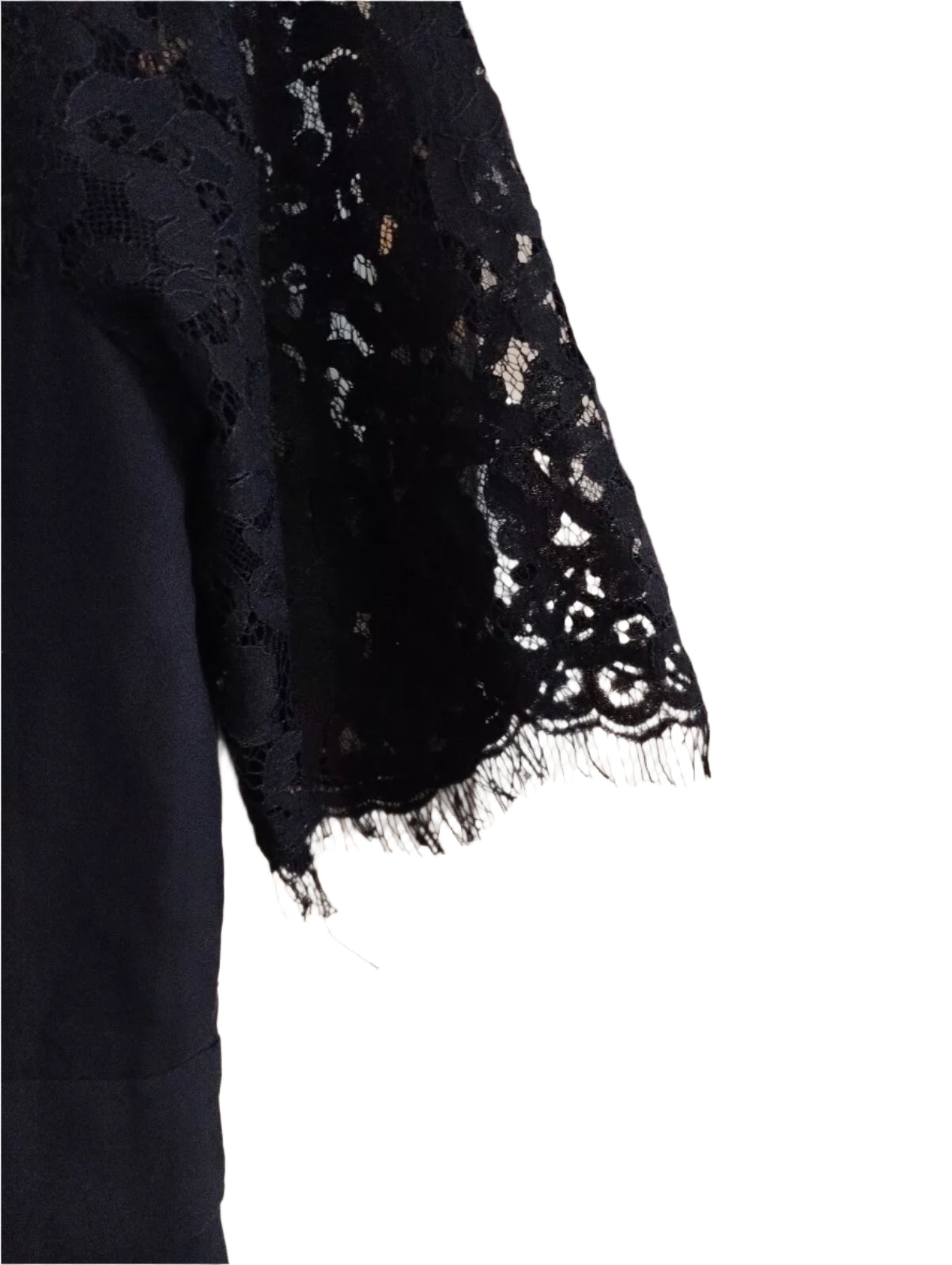 Somerset By Alice Temperley Silk Navy Lace Dress Size 14