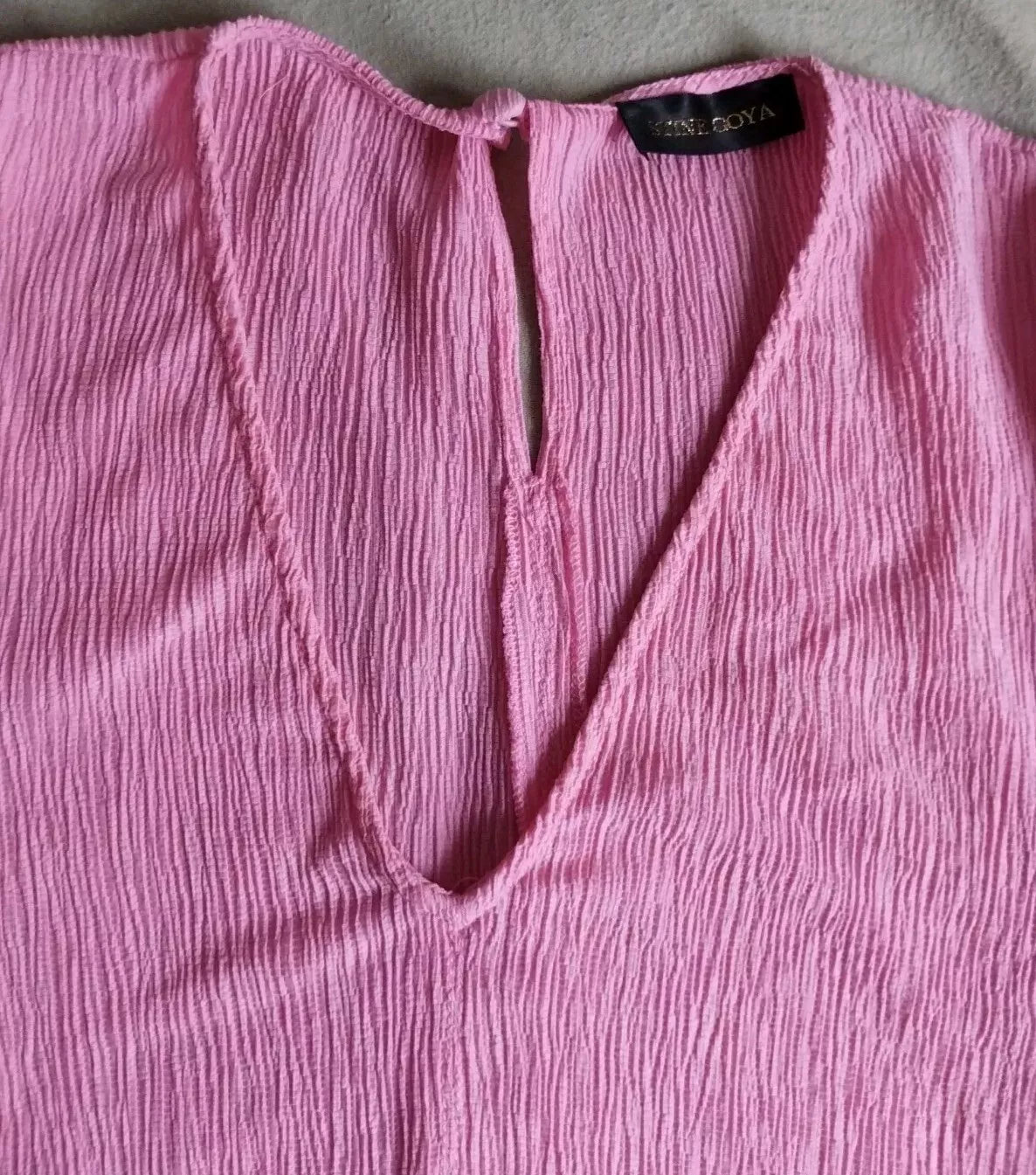 Stine Goya Ida Crinkle Top Relaxed Fit Size M